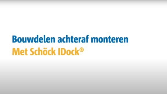 Inbouw instructies Schöck IDock®