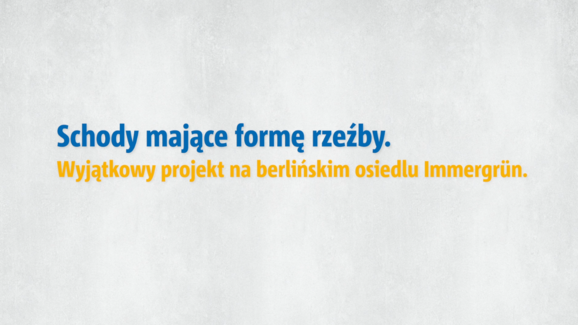 Schody mające formę rzeźby 