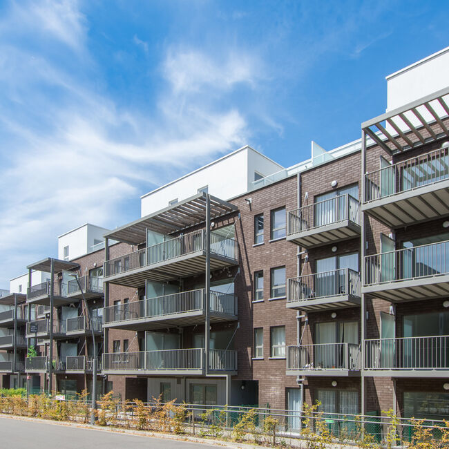 Buitenaanzicht van het project