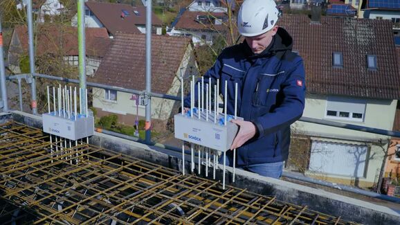 Účinné přerušení tepelného mostu u atik s flexibilitou při provádění stavby - Isokorb® CXT typ AP