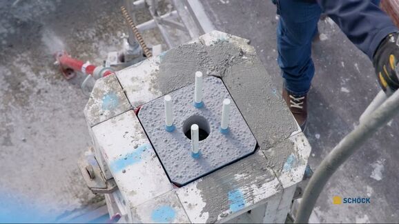 Zabudování prvku Schöck Sconnex® typ P Zabudování prvku Schöck Sconnex® typ P