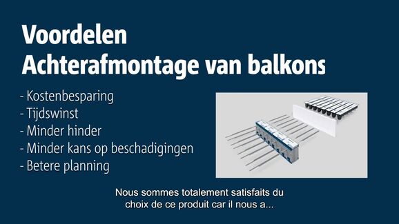 Achterafmontage met Schöck Idock