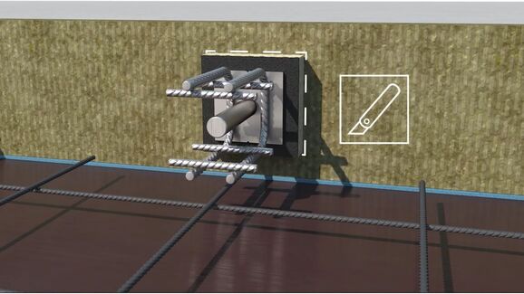 Schöck Stacon® Typ SLD beépítése