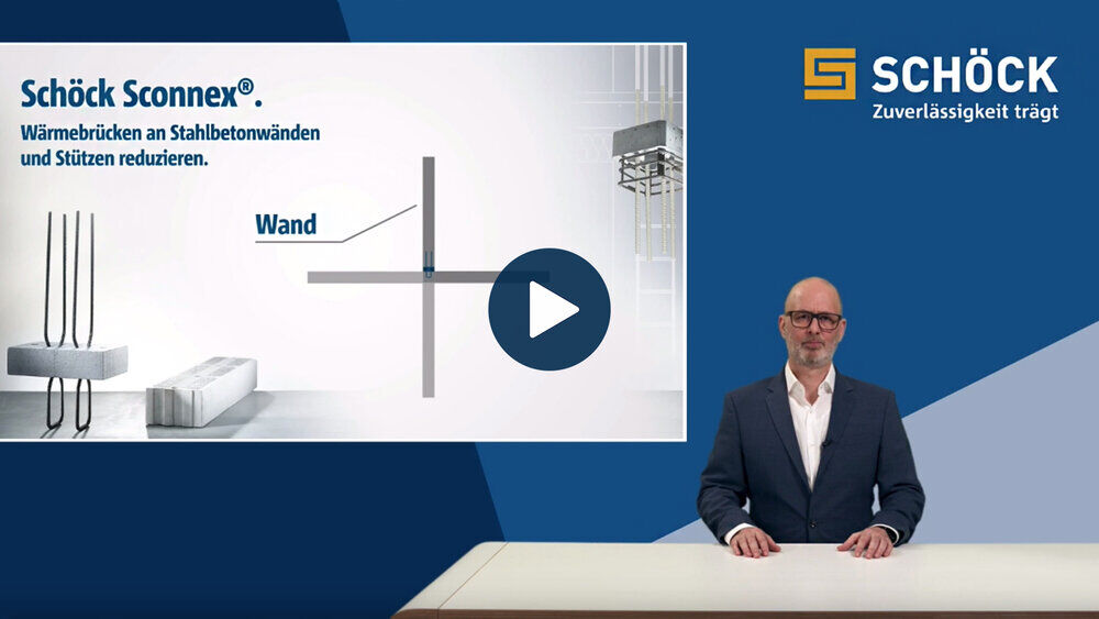 Schöck closed the last major thermal brigde with Sconnex® for walls and columns