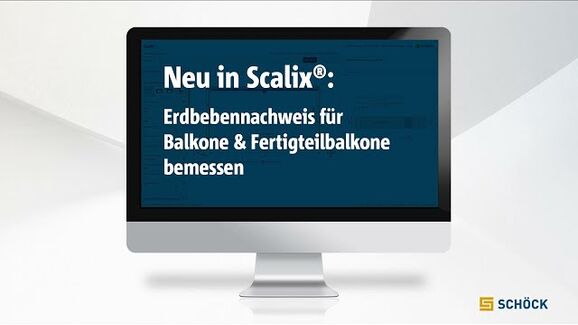 Erdbebennachweis für Balkone und Fertigteilbalkone bemessen