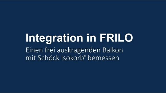 Tutorial: Einen frei auskragenden Balkon mit Schöck Isokorb® bemessen