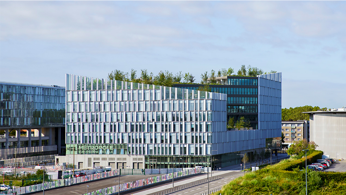 Biotope, siège de Métropole Européenne de Lille. Biotope, siège de Métropole Européenne de Lille.