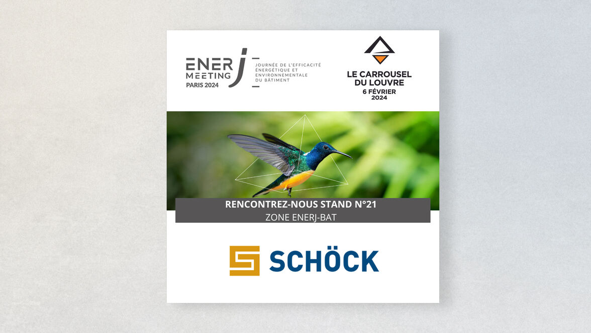 Schöck au salon EnerJmeeting le 6 février 2024