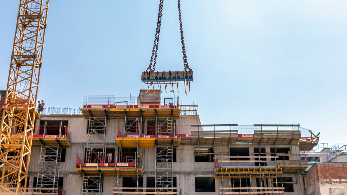 Für die Wandanschlüsse wurde der Schöck Isokorb in Beton-Fertigteile integriert.