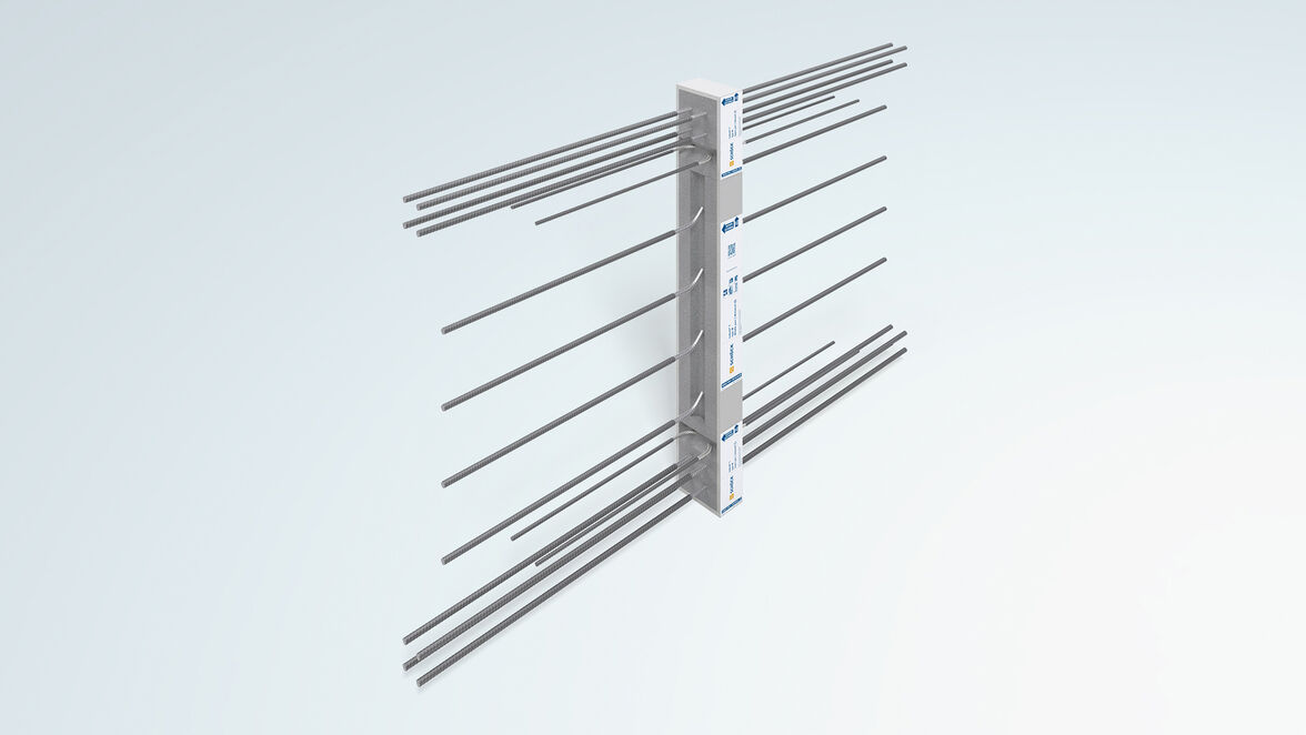Der Schöck Isokorb T Typ WL für auskragende Wandscheiben.