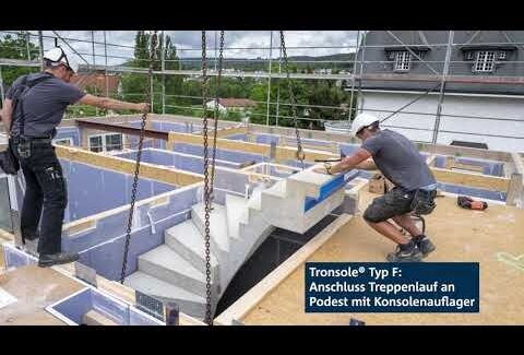 Trittschalldämmung im Holzbau mit Schöck Tronsole®