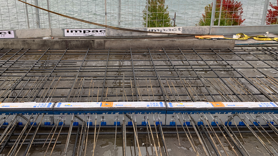 thermal breaks, Aquabella, Bayside, Toronto, Isokorb, Tridel thermal breaks, Aquabella, Bayside, Toronto, Isokorb, Tridel