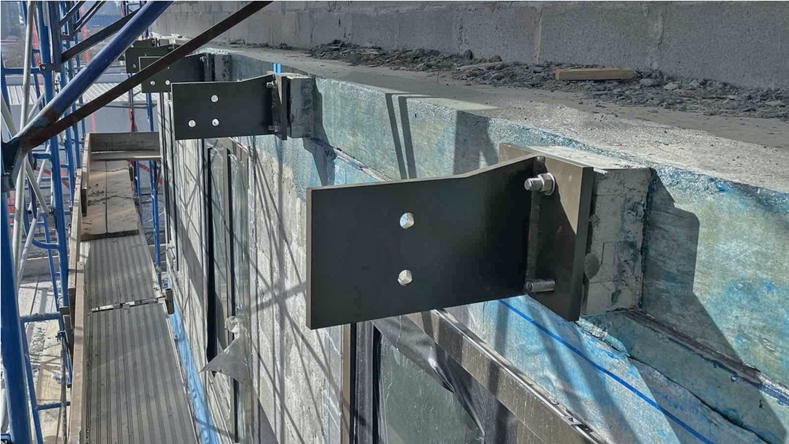 Isokorb thermal break installation at 425 Grand Concourse Isokorb thermal break installation at 425 Grand Concourse