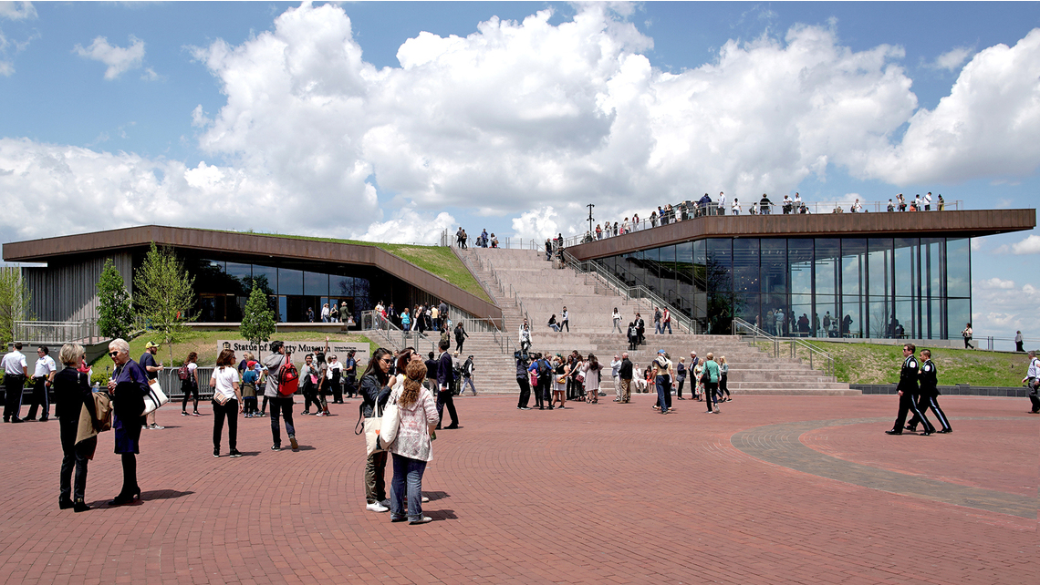 Statue of Liberty, Liberty Island, structural thermal breaks, Isokorb, LEED Gold, FXCollaborative, DeSImone Consulting Engineers  Statue of Liberty, Liberty Island, structural thermal breaks, Isokorb, LEED Gold, FXCollaborative, DeSImone Consulting Engineers