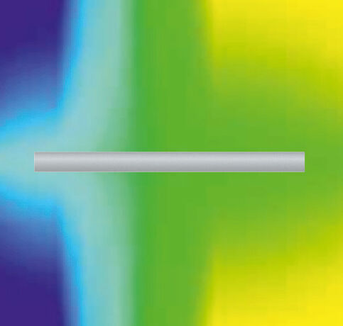 Izotermy dla łącznika wykonanego z aluminium.jpg Izotermy dla łącznika wykonanego z aluminium.jpg