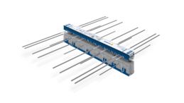 Schöck Isokorb® T type K-F avec élément de compression HTE Compact® : Rupture thermique pour balcons en porte-à-faux en préfabriqué