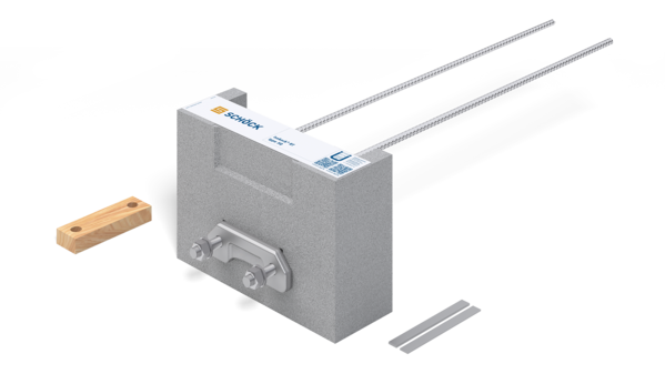 Schöck Isokorb® RT Typ SQ für gestützte Stahlkonstruktionen
