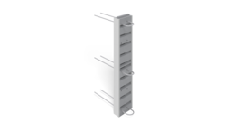 Schöck Rutherma® type RF : élément d'isolation thermique pour les liaisons refend/façade