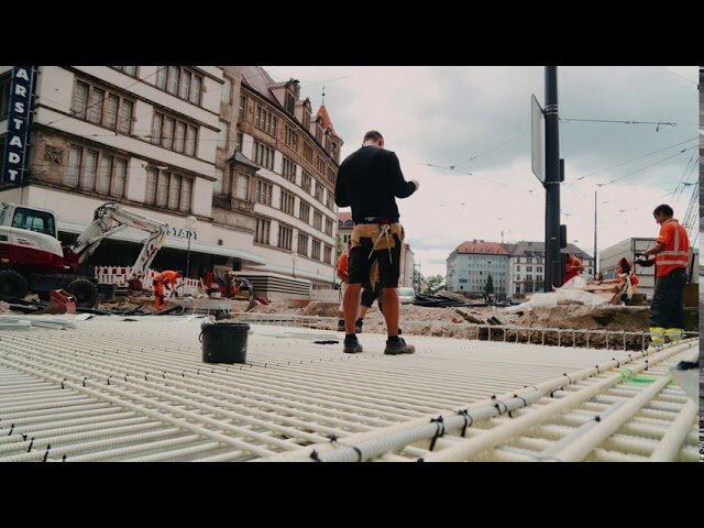 Tracks reinforced with Schöck Combar®