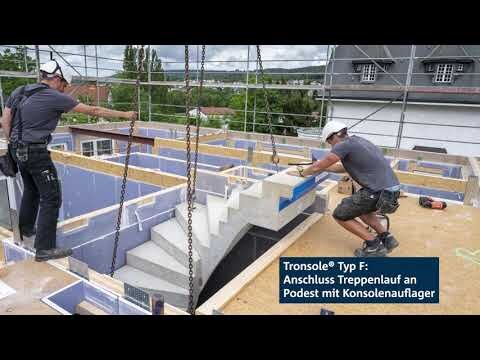Trittschalldämmung im Holzbau mit Schöck Tronsole®